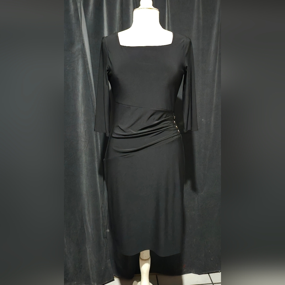 White House Black Market Elegant Black Dress